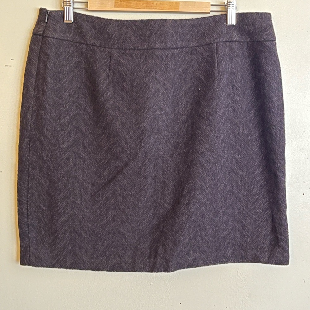 Eileen Fisher Black wool Skirt